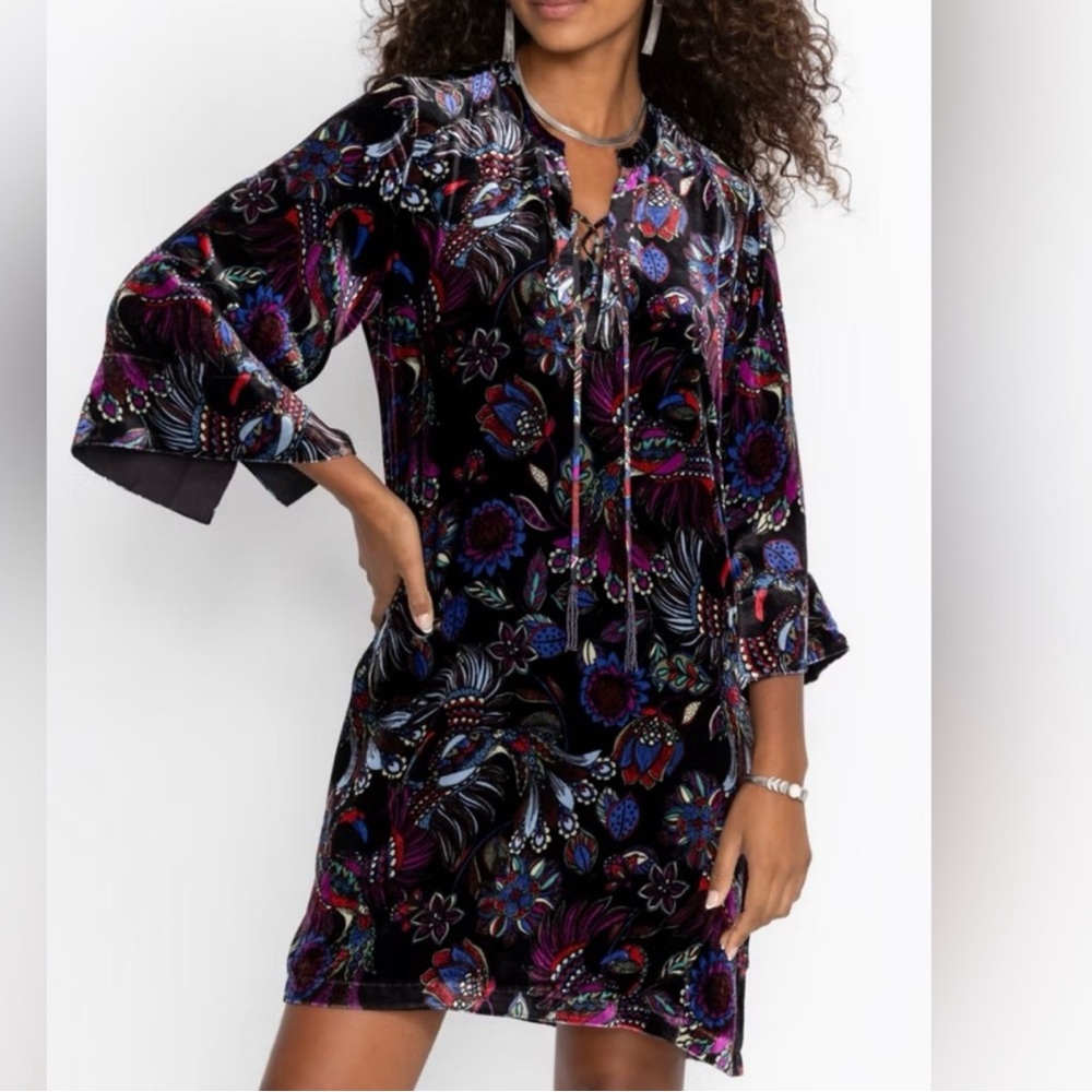 Stunning NWT NEW Johnny Was Tie Front Kimono Dress XS S